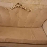 مبل کلاسیک سه نفره بایه عسلی|مبلمان خانگی و میز عسلی|تهران, مینای جنوبی|دیوار