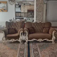 مبل ۷ نفره و میز ناهارخوری|مبلمان خانگی و میز عسلی|تهران, صادقیه|دیوار
