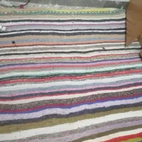 گلیم دست بافت پارچه ای