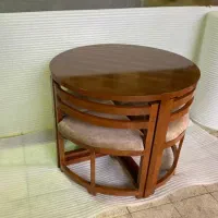 میز و صندلی غذاخوری گرد کم جا