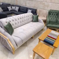 مبل راحتی 7نفره هوکر|مبلمان خانگی و میز عسلی|رشت, دباغیان|دیوار