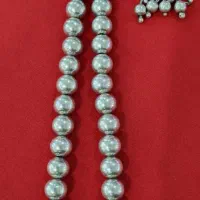 تسبیه تمام نقره ۹۲۵...۵۲ گرم|جواهرات|مشکیندشت, |دیوار