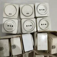 کلید پریز  روکار  و کلید کولر توکار
