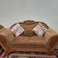 مبل ۷ نفره کاملا سالم با میز عسلی|مبلمان خانگی و میز عسلی|اسدآباد, |دیوار