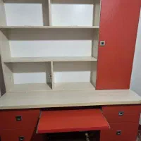 تخت دو طبقه  کتابخانه   میز کامپیوتر|تخت و سرویس خواب|مشهد, آیت الله کاشانی|دیوار