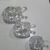 لاک پشت کریستالی نو۳سایز|صنایع دستی و سایر لوازم تزئینی|تهران, دولاب|دیوار