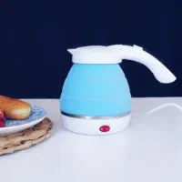 کتری سیلیکونی تاشو برای سفر کمپ همه جا