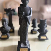 مجسمه هخامنشی آنتیک لوگو‌دار|مجسمه، تندیس، ماکت|تهران, پاسداران|دیوار