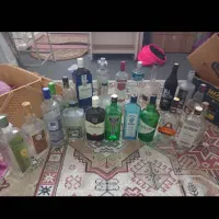 تعدادی بطری شیشه ای یکجا فروش