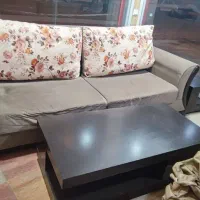 مبل 8نفره  سالم به همراه کاور وعسلی سالم