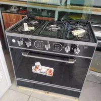 اجاق گاز طرح فر پنج شعله تمام لعابی فندکخور|اجاق گاز و لوازم برقی پخت‌وپز|اسلام‌شهر, شهرک قائمیه|دیوار