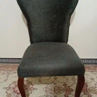 صندلی پارچه ای پایه چوبی