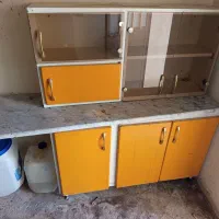 کابینت دست دوم در حد سالم با سنگ مرمر