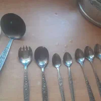 قاشق شربت خوری ،کفگیر و ملاقه،صدساله