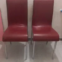 صندلی چرمی پایه استیل تمیز|مبلمان اداری|لاهیجان, انقلاب|دیوار