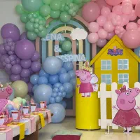 تم بادکنک تولد صورتی|خدمات پذیرایی، مراسم|قم, شهرک قدس|دیوار