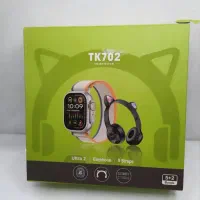 پک ساعت هوشمند + هدفون بلوتوثی + 5 بند|لوازم جانبی موبایل و تبلت|کرج, گوهردشت|دیوار