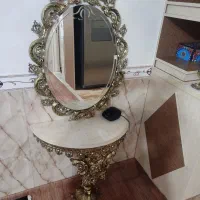 آیینه شمعدان برنز بدونه عیبو ایراد