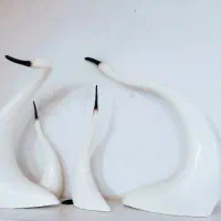 مجسمه دکوری قو سفید