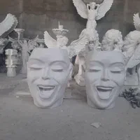 گلدان فایبرگلاس بزرگ مدرن خاض(مجسمه سازی اطمانی)|مجسمه، تندیس، ماکت|مشهد, نوید|دیوار