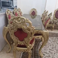 صندلی و میز ناهارخوری ۸ نفره .پلیمری ‌