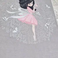 فرش فانتزی همراه با آباژور و روتختی