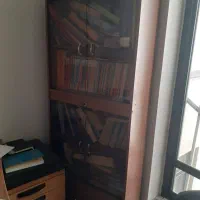 کتابخانه ایستاده دو عدد|کتابخانه، شلف، قفسه‌های دیواری|تهران, بلوار کشاورز|دیوار