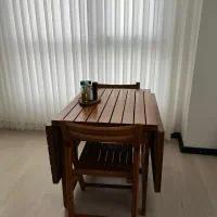 میز تاشو 2 به ۴ به ۶ تمام چوب|میز و صندلی غذاخوری|رشت, گلسار|دیوار
