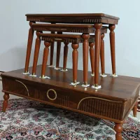 میز جلو مبلی به همراه 3عدد عسلی نو شیک