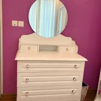 سرویس خواب نوجوان و جوان دخترانه ساحل چوب ۵ تکه