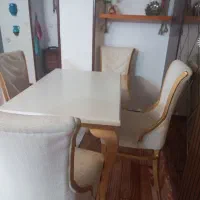 مبل سلطنتی ۹ نفره با میزناهارخوری ۴ نفره|مبلمان خانگی و میز عسلی|فیروزکوه, |دیوار