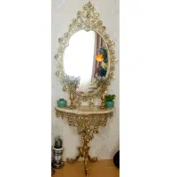 آیینه شمعدان برنز