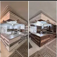 نصب برچسب کابینت هایگلاس (پی وی سی )|خدمات پیشه و مهارت|کرمانشاه, |دیوار