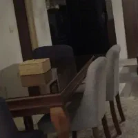 میز ناهار خوری ۶ نفره با شیشه|میز و صندلی غذاخوری|فردیس, سرحد آباد|دیوار