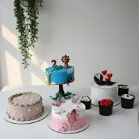 آموزش کیک خامه و ضد جاذبه