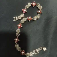 دستبند نقره گرمی 450