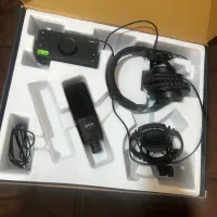 پکیج کامل استدیو(کارت صدا و میکروفون ) نو