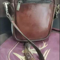 کیف دوشی چرم طبیعی|کیف، کفش، کمربند|بجنورد, |دیوار