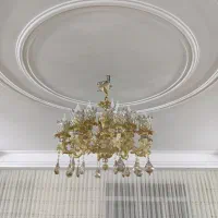 لوستر نو و سالم فقط بخاطر مشکل مالی میفروشم|لوستر و چراغ آویز|قم, زنبیل آباد|دیوار