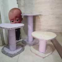 میز خاطره گرد پایه گلدان|میز تلفن|سمنان, |دیوار