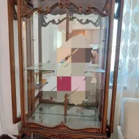 ویترین چوب و آینه