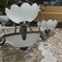 فروش لوستر پنج لامپ سه شاخه