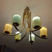 لوستر۶شاخه /دوگلسه درحدنوعه نو