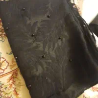 شال مشکی مجلسی