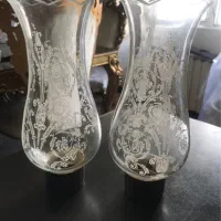 حباب لاله شمعدان لوازم قدیمی و تابلوهای نو منبت مس