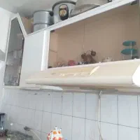 کابینت دست دوم به همراه سینک و هود کارکرده و سالم|آب‌چکان و نظم‌دهنده ظروف|مشهد, حجاب (شهرک غرب)|دیوار