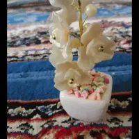 چهل گلدان باگل شیشه‌ای|گل مصنوعی|ایرانشهر, |دیوار