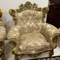 مبلمان سلطنتی 9 نفره|مبلمان خانگی و میز عسلی|فومن, |دیوار