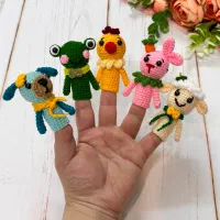 عروسک انگشتی بافتنی