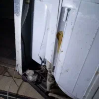 لباسشویی دوقولو هایر سالم وبدون پوسیدگی|ماشین لباسشویی و خشک‌کن لباس|فومن, |دیوار